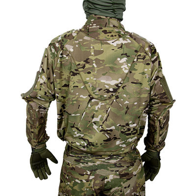 Tactisch van de Vochtigheidswicking Multicam van de Douane Militair Camouflage Eenvormig de Kikkerkostuum