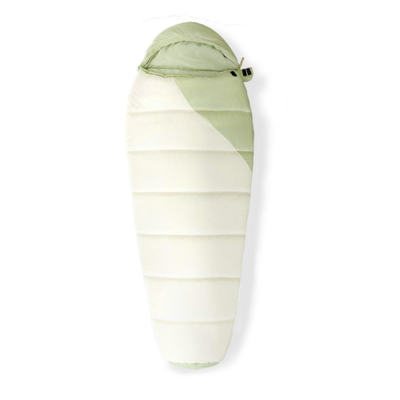 1.8kg Down Cotton Camping Slaapzak met kap Lichte enkelvoudige slaapzak