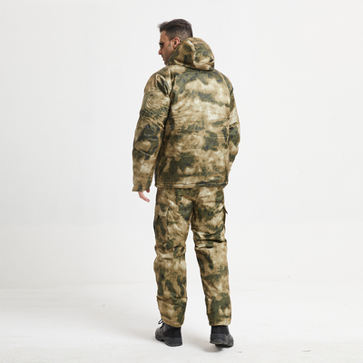 Camouflage Militaire winterjas Katoenen gelieerde stand kraag jas voor wintergelegenheden